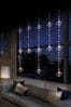 Premier Decorations Ltd Christmas Sputnik Twinkle Curtain Rainbow LEDs