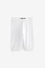 White Jersey Cycle Shorts, Regular