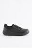 Black Lace-Up Wide Fit (G) School Trainers