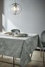 Catherine Lansfield Silver Grey Crushed Velvet Table Cloth