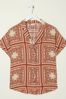 FatFace Natural Aniyah Bandana Shirt
