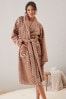 Neutral Carved Dressing Gown