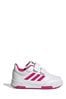 adidas White/Pink Infant Tensaur Sport 2.0 I Trainers