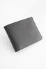 Grey Leather Bifold Wallet