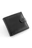 Schwarz - Brieftasche mit Druckknopfverschluss