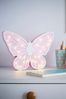 glow White Wooden Butterfly Table Light