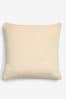 Light Natural Soft To Touch Plush 50 x 50cm Faux Fur Cushion, 50 x 50cm