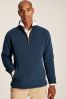 Joules Coxton Navy Blue Quarter Zip Fleece