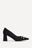 Linzi Black Jules Court Heels with Pointed Toe