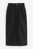 Black Denim Maxi Skirt, Regular