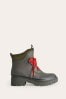 Boden Dark Green Mary Lace-up Wellington Boots