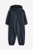 Navy Blue Waterproof Fleece Lined Puddlesuit (3mths-7yrs)