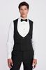 MOSS Black Slim Fit Waistcoat