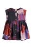 Purple Tie Dye Button Through Summer Dress (3mths-8yrs)