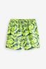 Yellow Shark Printed Swim Shorts (3mths-16yrs)