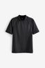 Black Short Sleeve Sunsafe Rash Vest (1.5-16yrs)