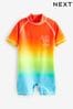 Rainbow Dip Dye Sunsafe All-In-One Swimsuit (3mths-7yrs)