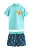 Blue Crab Sunsafe Top and Shorts Alto Set (3mths-7yrs)