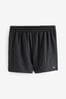 Black 5 Inch Active Gym Sports Shorts