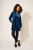 White Stuff Blue Farley Velvet Tunic