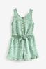 Mint Green Floral Playsuit (3-16yrs)