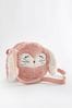 Pink Bunny Faux Fur Cross-Body Bag