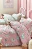 2 Pack Pink Unicorn Duvet Cover and Pillowcase Set