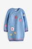 Blau - Set mit Pulloverkleid und Strumpfhose (3 Monate bis 7 Jahre)