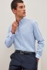 Light Blue Regular Fit Easy Care Single Cuff Oxford Shirt, Regular Fit