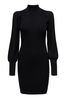 ONLY Black Puff Sleeve Knitted Jumper Dress