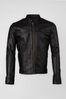 Black Lakeland Leather Corby Leather Brown Jacket