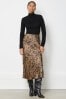 Albaray Animal Print Smudgy Skirt