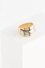 Gold/Silver Tone Chunky Ring