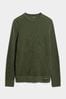 Superdry Green Textured Crew Knit Jumper