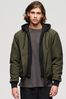Superdry Green Military Hooded MA1 Bomber Jacket