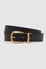 Reiss Black/Camel Madison Reversible Leather Belt