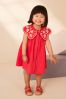 Red Cotton Summer styli Dress (3mths-7yrs)