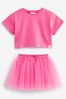 Bright Pink T-Shirt and Skirt Set (3mths-7yrs)