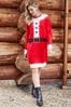 Threadbare Red Christmas Jumper Dress