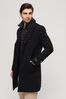 Superdry Black 2-In-1 Wool Town Coat