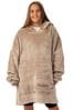 Vanilla Underground Brown Pusheen Cat Ladies Blanket Hoodie