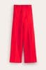 Boden Red Dark Petite Westbourne Ponte Trousers, Petite