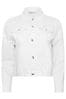 M&Co White Petite Denim Jacket