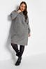 Yours Curve Grey Soft Touch Jumper Dress