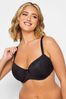 Yours Curve Black Padded T-Shirt Bra