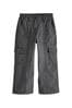 Charcoal Grey Wide Leg Cargo Trousers (3-16yrs)