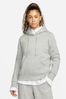 Nike Grey Sportswear Phoenix Fleece Pullover Hoodie