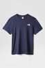 The North Face Navy Blue Mens Simple Dome Short Sleeve T-Shirt