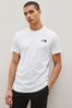 The North Face White Mens Simple Dome Short Sleeve T-Shirt