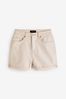 Natur - Mom-Shorts aus Denim mit Comfort-Stretch, Regular Fit